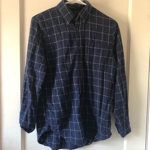 Brandy Melville Blue and White Flannel